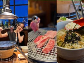 新北板橋府中燒肉推薦《町燒酒食》獨棟日式炭火烤肉居酒屋，夜晚氣氛滿點的炭火燒肉店