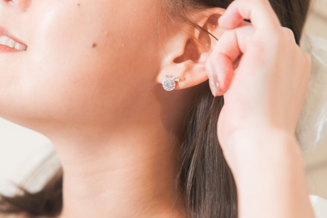 培育鑽石品牌推薦JOY COLORi未來鑽石，Destiny星繫情緣系列的星星相伴耳環