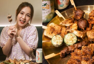 台北串燒｜焦糖楓串燒。20元起CP值超高！現點現烤不經過油炸