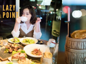 台北餐酒館酒吧｜內湖Lazypoint | 浪漫約會餐廳。空中頂樓酒吧