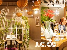 高雄鳳山美食餐廳｜J.C co 藝術廚房｜森林系夢幻餐廳 ｜童話風鳥籠座位