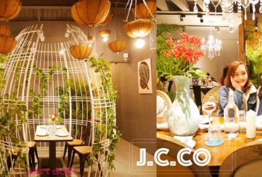 高雄鳳山美食餐廳｜J.C co 藝術廚房｜森林系夢幻餐廳 ｜童話風鳥籠座位